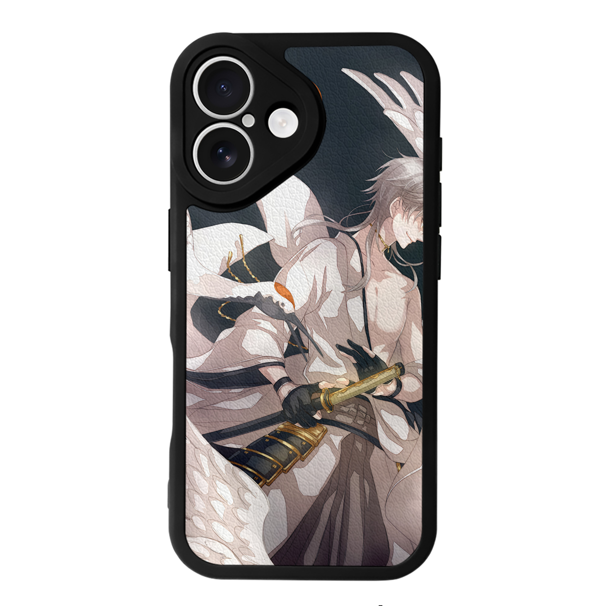 （画像用） 刀剣乱舞 Touken Ranbu 【iPhone 16シリーズ対応】シリコンスマホケース（レザー調） 材質：シリコン